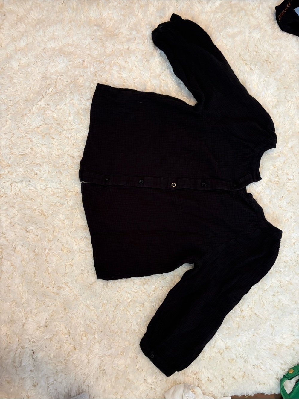 Madewell Black Button-Down Women's Shirt